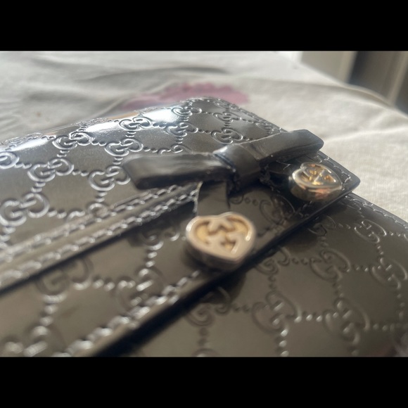 Gucci Wallet patent grey - Picture 11 of 12